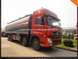 Manufacture Dongfeng 8X4 40m3 Fuel Tanker Diesel Delivery Truck