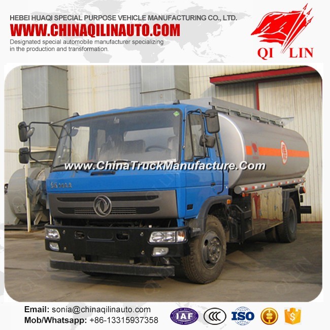 Dongfeng 4X2 Chassis 12600 Liters Fuel Tanker Truck for Sale