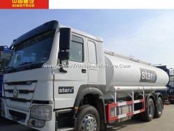 Sinotruk 15m3 Fuel Tank Truck 15000L Heavy Water Tank Truck for Sale