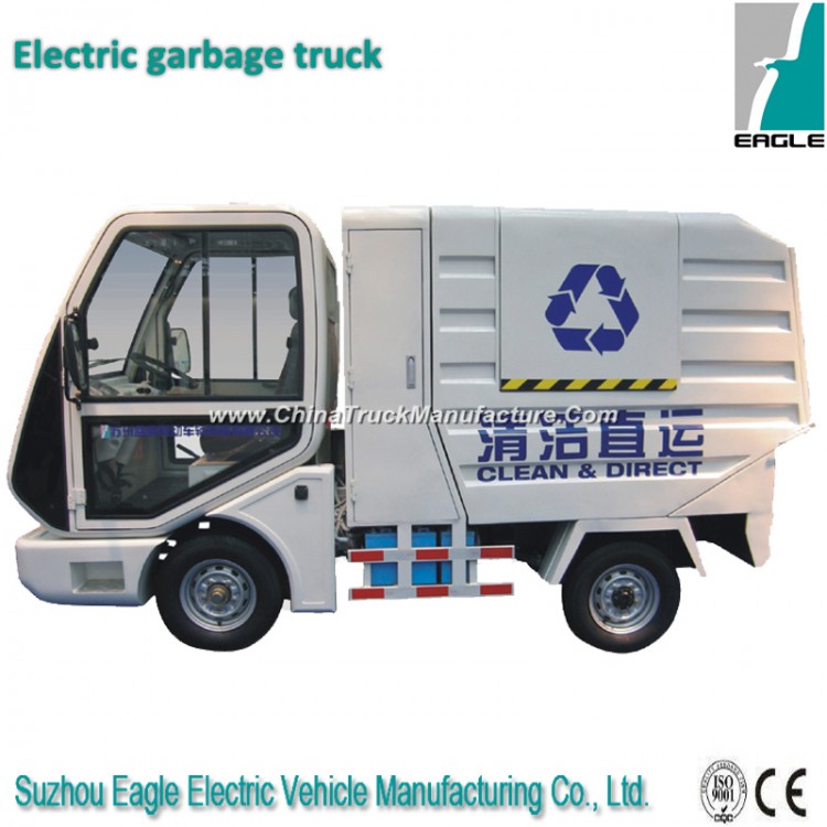 Electric Garbage Truck with 2 Seats, CE Certificate (EG6022X)