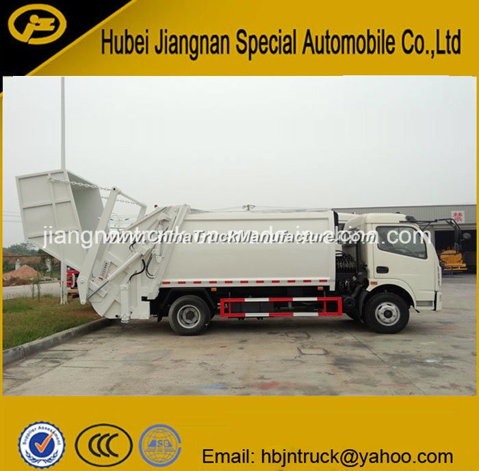 Dongfeng Small Garbage Truck with Compactor and Skip Multi Function