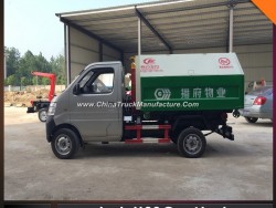 3cbm Hook Lift Garbage Truck with Arm Pull From China