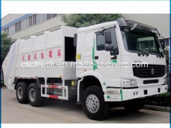 Sinotruck HOWO 10-Wheeler 16cbm 16m3 10t Compression Garbage Truck