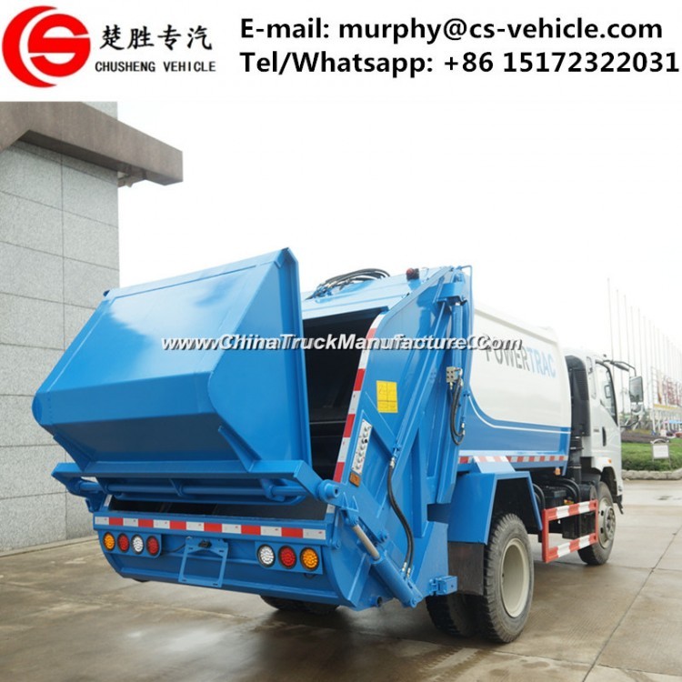 HOWO 4X2 10m3 Small Garbage Truck Compactor Garbage Truck Price