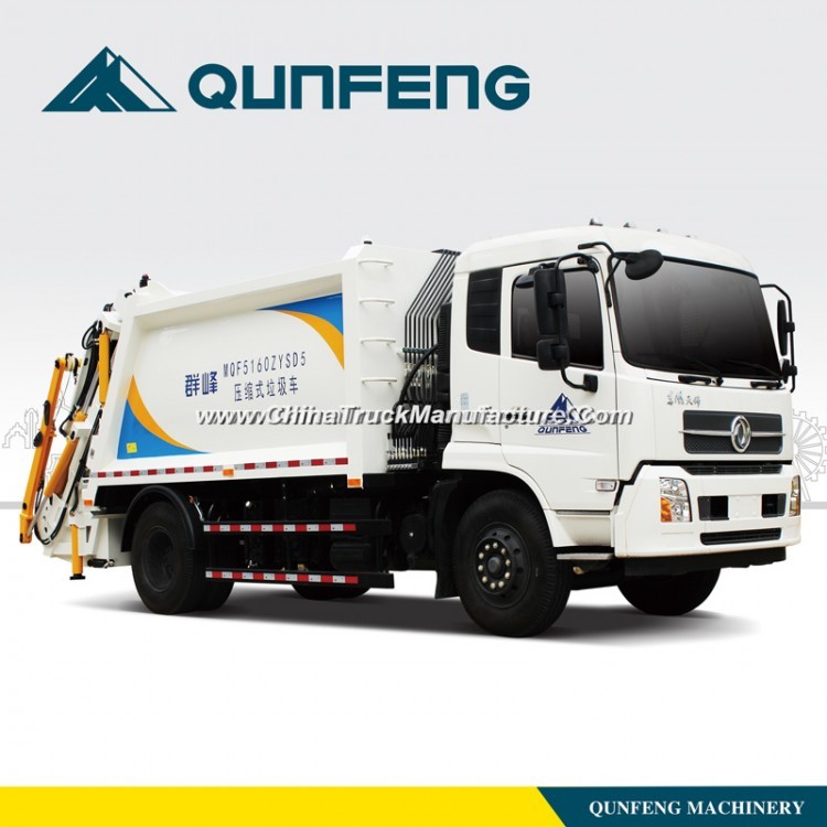 Garbage Compactor, Truck with Automatic Compactor, Transferring Garbage Truck