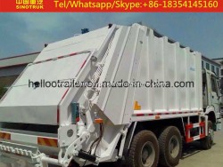 6*4 20 Cbm Compression Container Garbage Truck Sinotruk HOWO