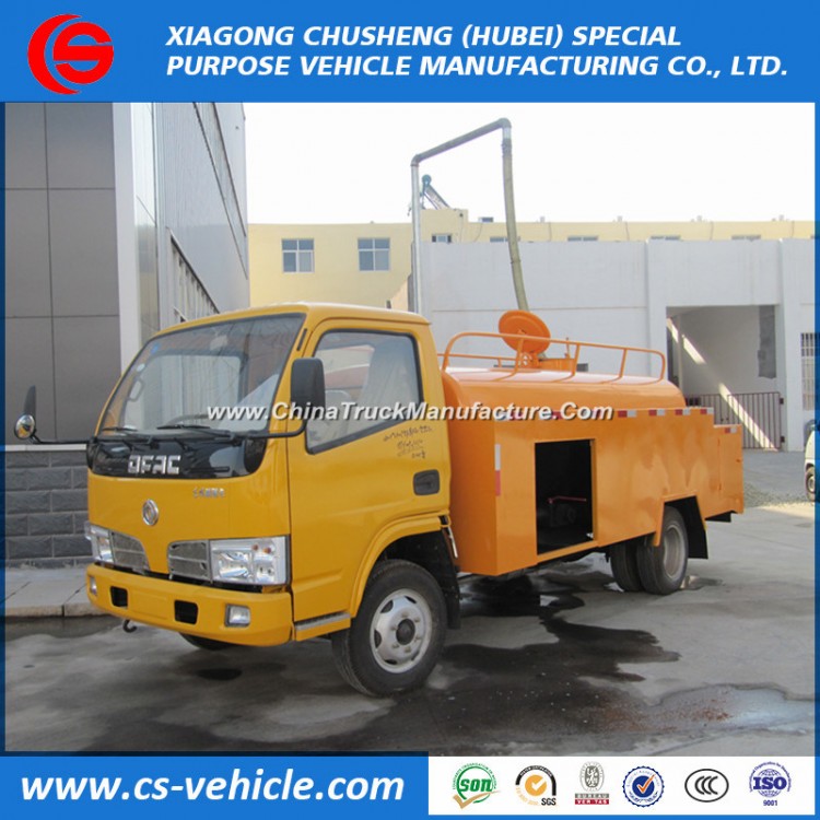 Dongfeng 5t Sewer Suction Truck High Pressure Sewer Cleaner Truck