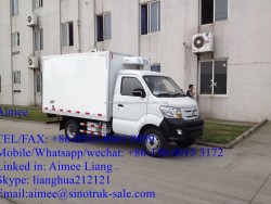 Sinotruk Cdw 4X2 2 Ton Mini Cooling Refrigerator Van Truck