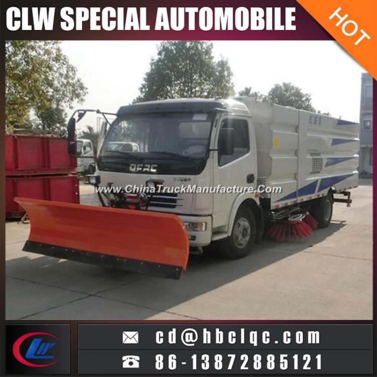 Dongfeng 6m3 7m3 Snow Removal Street Clean Sweeper Truck