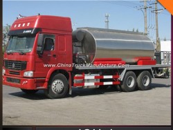 6X4 HOWO 10m3 Asphalt Tanker Truck Asphalt Distribution Truck