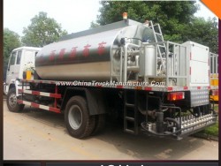 Xinhuanghe 9m3 Bitumen Sprayer Tank Truck Bitumen Distribution Tank Truck