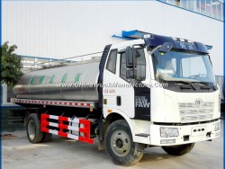FAW Insulated Milk Transport Truck 12000L 12tons Milk Tanker Truck