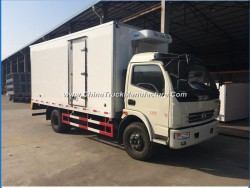 Dongfeng 4X2 5tons Refrigeration Box Truck Used Freezer Truck