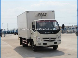 Foton 4X2 Refrigerated Freezer Truck Small 5tons Refrigerated Truck