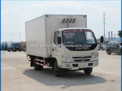 Foton 4X2 Refrigerated Freezer Cargo Van 5tons Small Refrigerated Truck