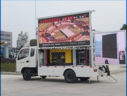 Foton P8 P10 LED Screen Small Mobile LED Advertising Truck