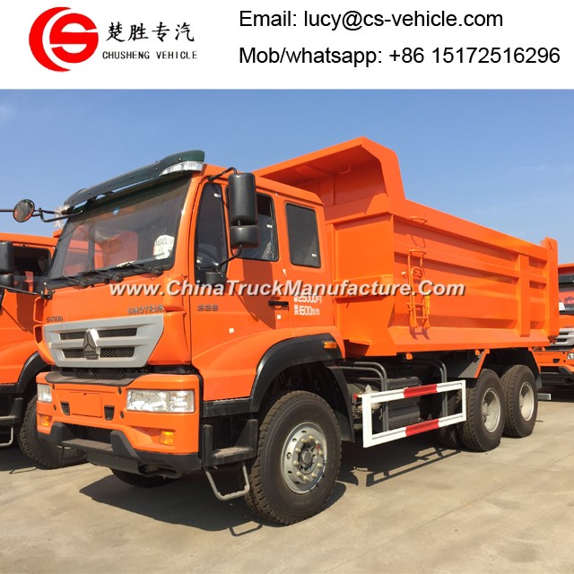 Euro II HOWO Weichai Engine 371HP 3 Axles 30t 40t Dump Truck