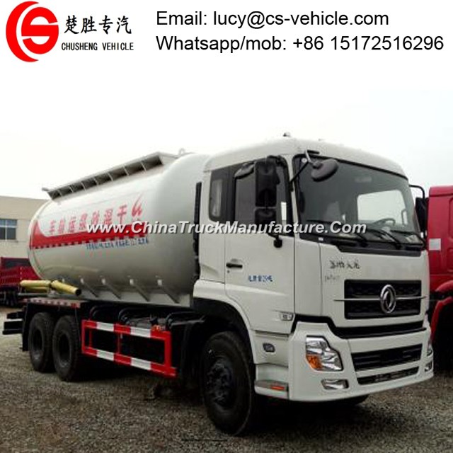 Dongfeng 6*4 Bulk Cement Truck with Tank Volume 26cbm-32cbm
