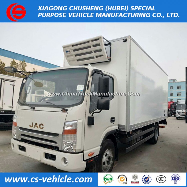 JAC Refrigerator Cooling Van, Mobile Cold Room, Refrigerated Truck 5tons for Sale