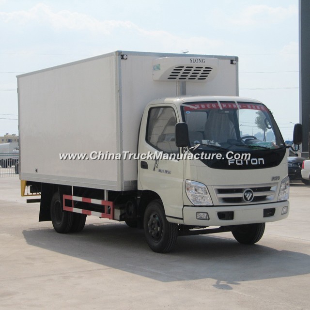High Quality 2 Axles Refrigerated Transport Van Truck for Sale