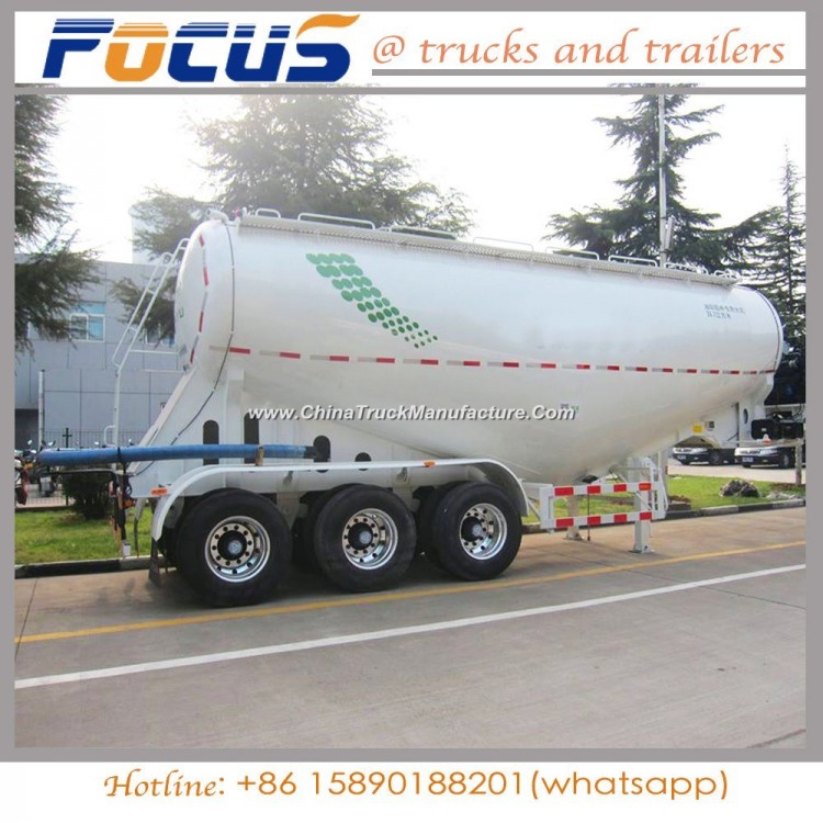 50cbm Bulk Cement Tank Semi Trailer, Bulk Cement Tanker, Bulk Cement Transport Truck