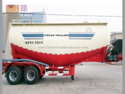 2 Axles Bulk Cement Powder Tank Trailer Cement Truck
