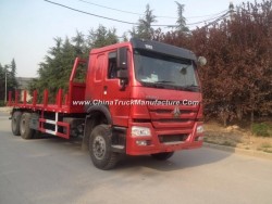 Hot-Sale Sinotruk HOWO 6X4 371PS 32FT Euro-2 Flatbed Truck