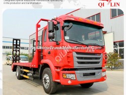 Max Speed 100km/H Low Flatbed Tow Truck with Diesel Engine