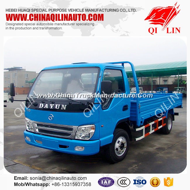 Dayun 4X2 1.5t Capacity Breast Board Light Cargo Truck