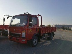 Hot-Sale HOWO 4X2 116PS 13FT Light Cargo Truck
