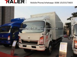 HOWO 4X2 160HP 8~10 Ton Small Cargo Van Box Truck