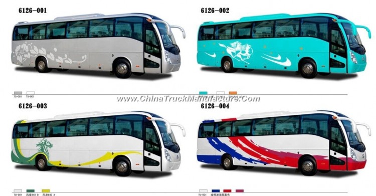 Customized Color Long Venture Coach Bus Tourist Bus