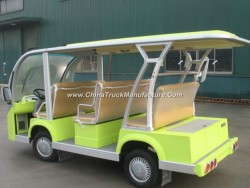 Electric Shuttle Bus Sightseeing Bus with Long Roof