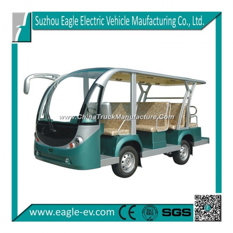 Passenger Car, 11 Seat, Widely Used by Resort, Hotel, Park, Zoo, 72V 5kw, Curtis Controller
