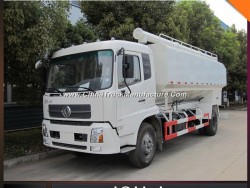 Dongfeng 10mt 20m3 hydraulic Fodder Transportation Tank Truck