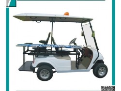 Ambulance Golf Cart, Pure Electric, 48V 4kw, DC Motor, Plastic Body, Fiberglass Roof