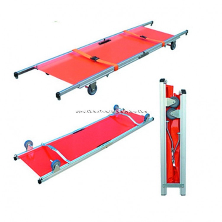 Aluminum Alloy Folding Stretcher with Wheels