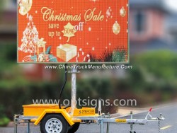 2 Years Warranty Outdoor Full Color LED Display Avertising Trailer