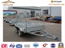 8*5 Trailer with Doubel Axle Cage Hot DIP Galvanized