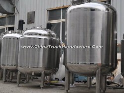 Food Grade Vertical Stainless Steel Sanitary Water Storage Tank