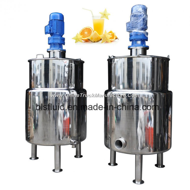 Stainless Steel Vertical Beetroot Juice Storage Tank with Homogenizer