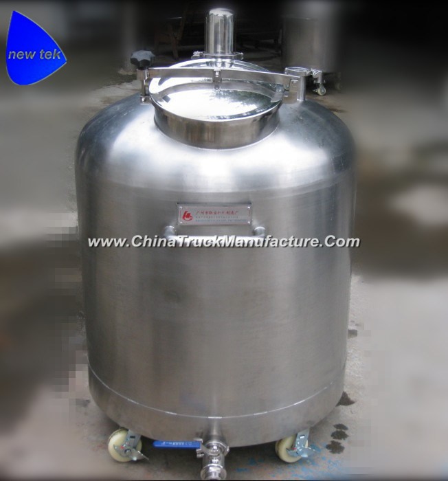 Polish Stainless Steel Top Open Storage Tank with Air Vent