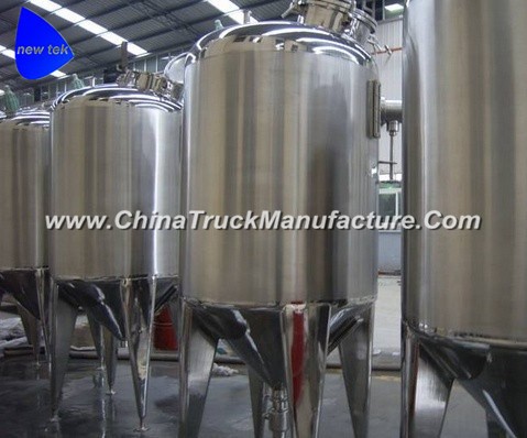 Polish Stainless Steel Conical Bottom Storage Tank