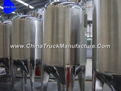 Polish Stainless Steel Conical Bottom Storage Tank