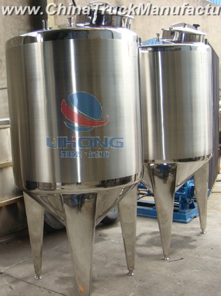 Stainless Steel Conical Bottom Storage Tank