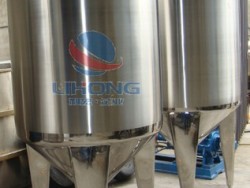 Stainless Steel Conical Bottom Storage Tank