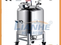 Stainless Steel Storage Tank with Movable Casters