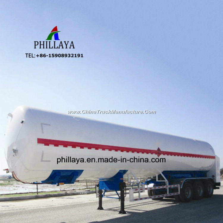 Liquid Petrol Gas Transport Storage Truck Semi Trailer LPG Tank