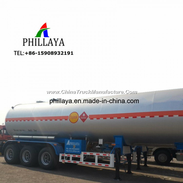 Liquid Petroleum Gas Storage Fuel Tanker Truck Semi Trailer LPG Tank for Sale