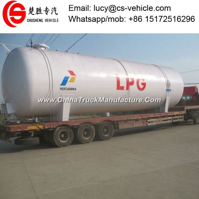 80000 Liters LPG Gas Tank 40tons Liquid Petroleum Gas Storage Tank for Kenya